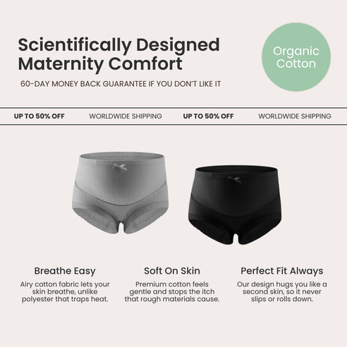 Croi Maternity ™ Premium Ultra stretchy Maternity Support Panties